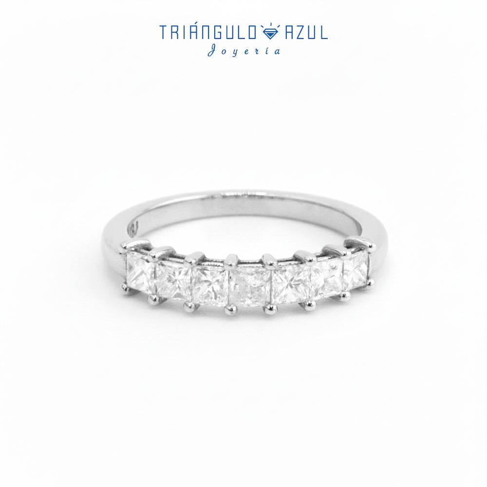 Churumbela de Diamantes con 0.85 CTS Total en Oro Blanco de 14K