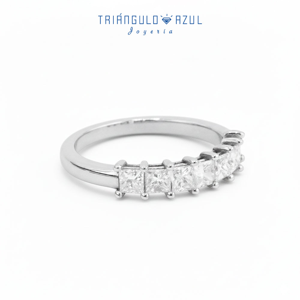 Churumbela de Diamantes con 0.85 CTS Total en Oro Blanco de 14K