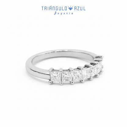 Churumbela de Diamantes con 0.85 CTS Total en Oro Blanco de 14K