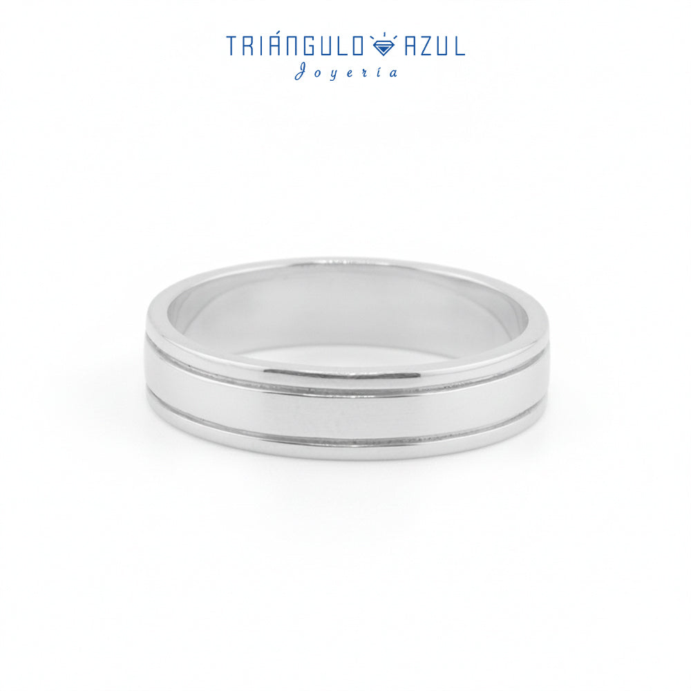 Argolla con 5 mm de Ancho en Plata