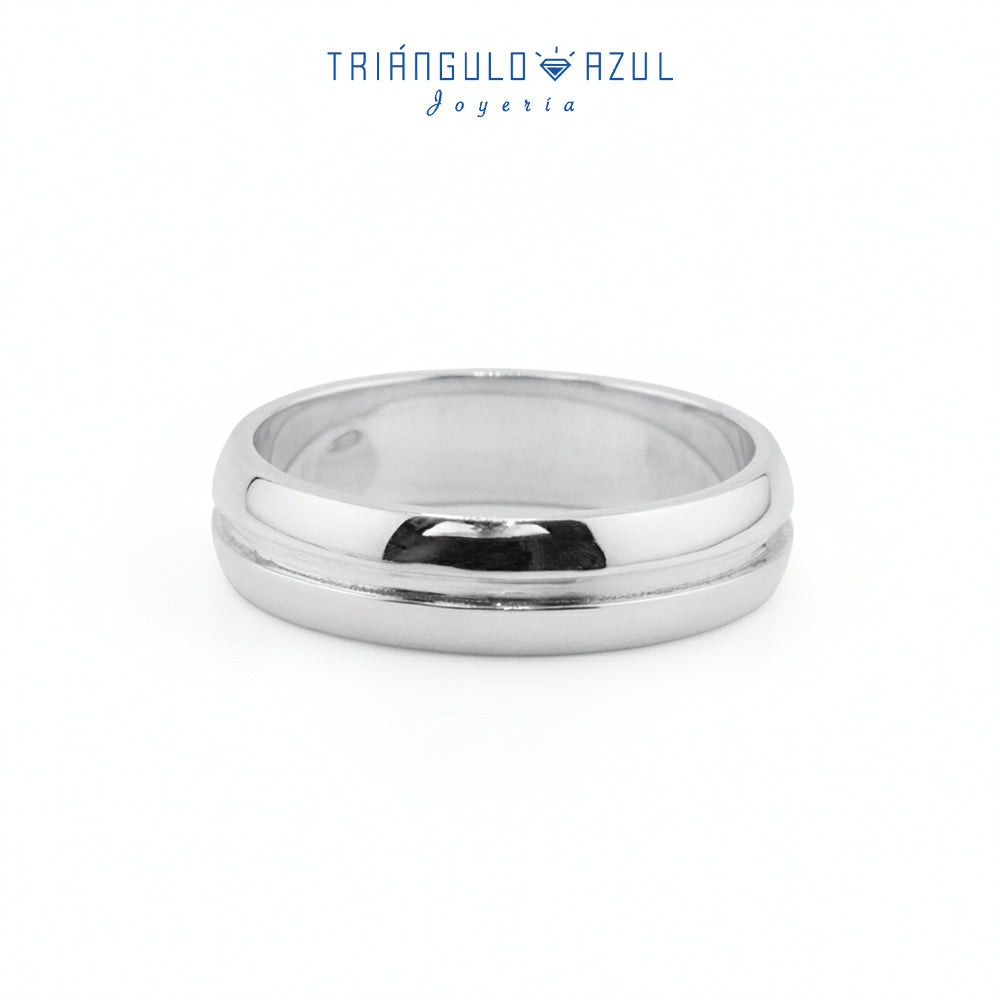 Argolla con 5.5 mm de Ancho en Plata