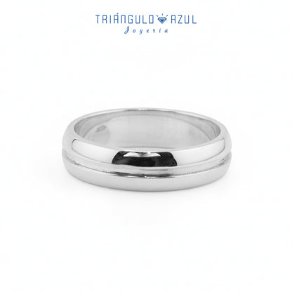 Argolla con 5.5 mm de Ancho en Plata