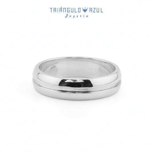 Argolla con 5.5 mm de Ancho en Plata