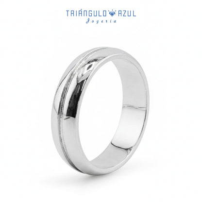 Argolla con 5.5 mm de Ancho en Plata