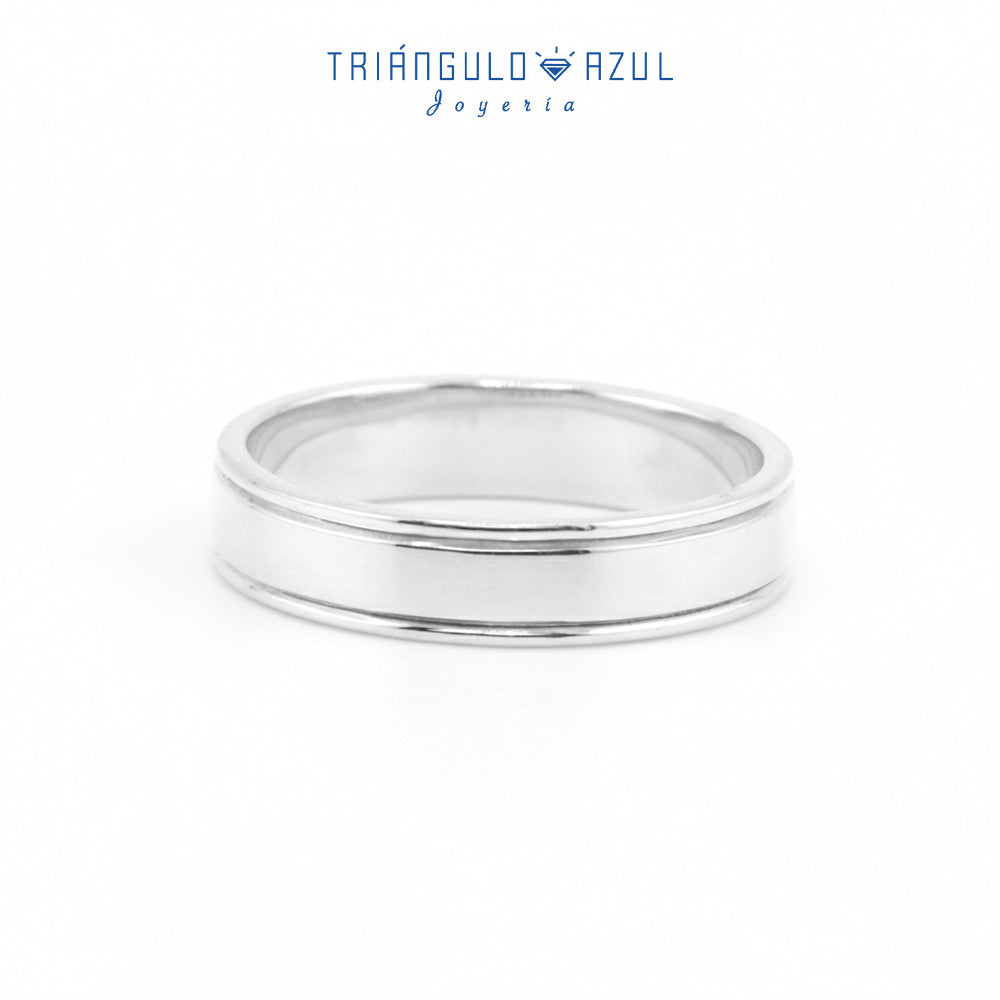 Argolla con 4 mm de Ancho en Plata