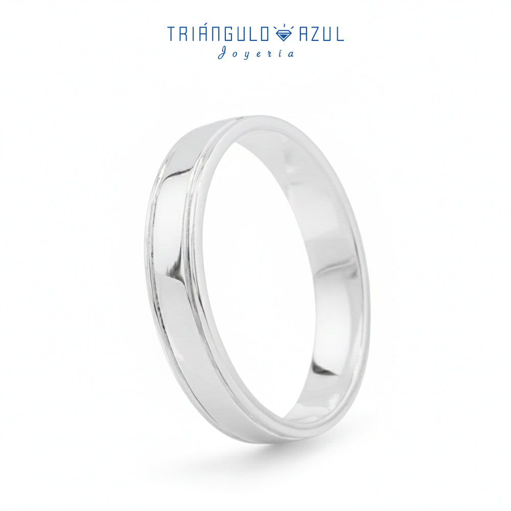 Argolla con 5 mm de Ancho en Plata