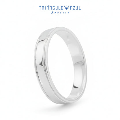 Argolla con 5 mm de Ancho en Plata