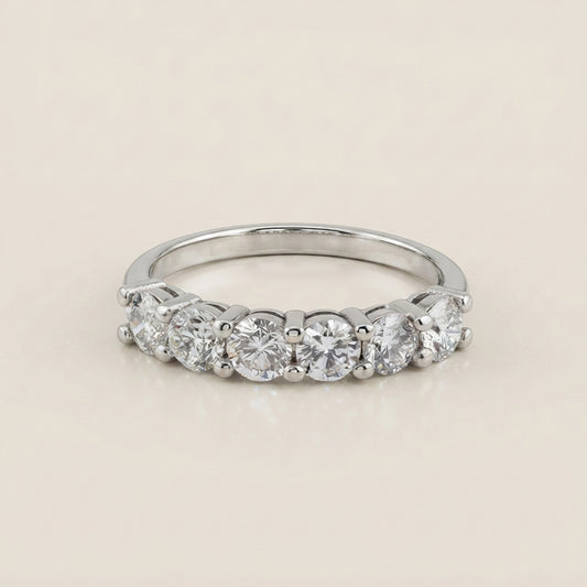 Churumbela Andrea con Diamantes en Oro Blanco de 14K