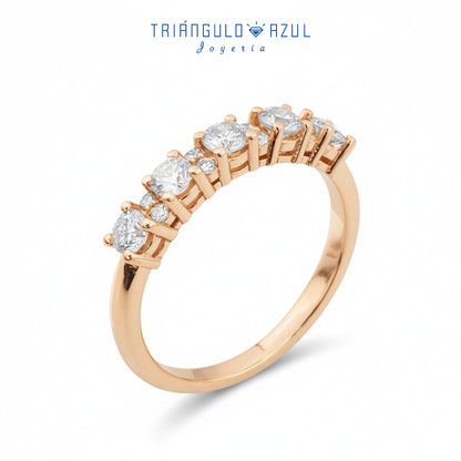 Churumbela Isabel con Diamantes con 0.58 CTS Total en Oro Amarillo de 14K