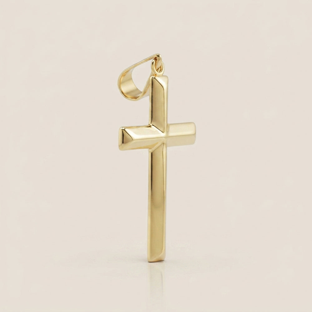 Dije Cruz en Oro Amarillo de 14K