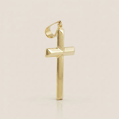 Dije Cruz en Oro Amarillo de 14K
