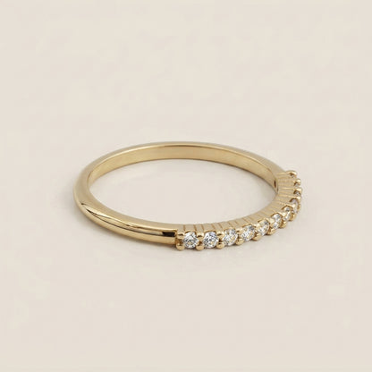 Churumbela Andrea con Diamantes en Oro Amarillo de 18K