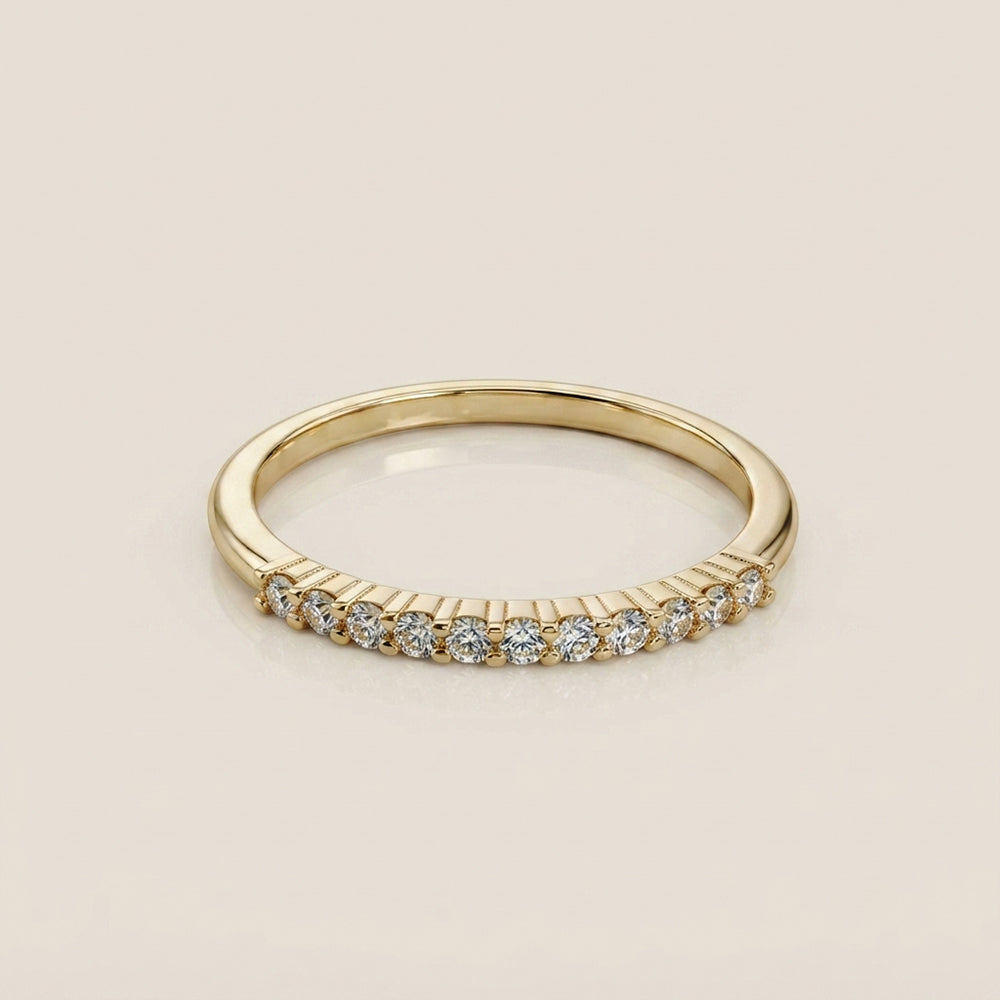 Churumbela Andrea con Diamantes en Oro Amarillo de 18K