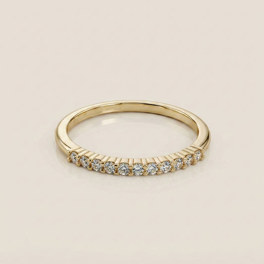 Churumbela Andrea con Diamantes en Oro Amarillo de 18K