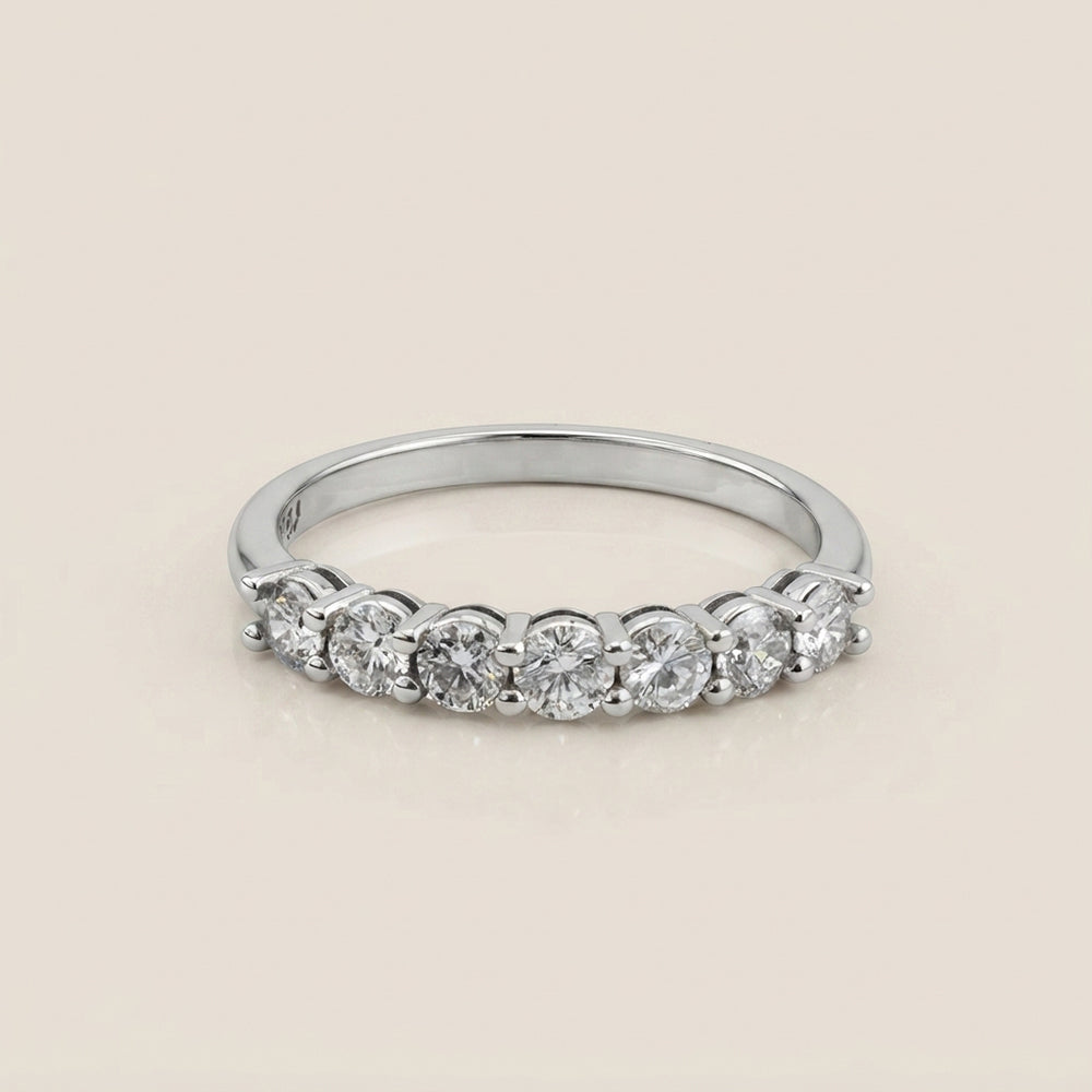 Churumbela Andrea con Diamantes en Oro Blanco de 14K