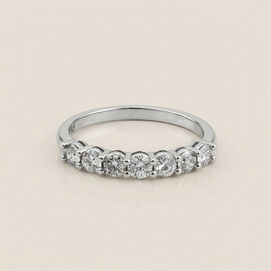 Churumbela Andrea con Diamantes en Oro Blanco de 14K