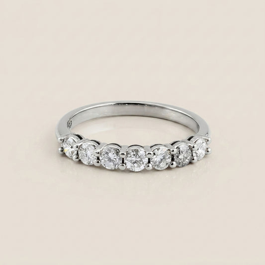 Churumbela Andrea con Diamantes en Oro Blanco de 14K