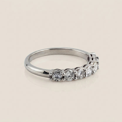 Churumbela Andrea con Diamantes en Oro Blanco de 14K