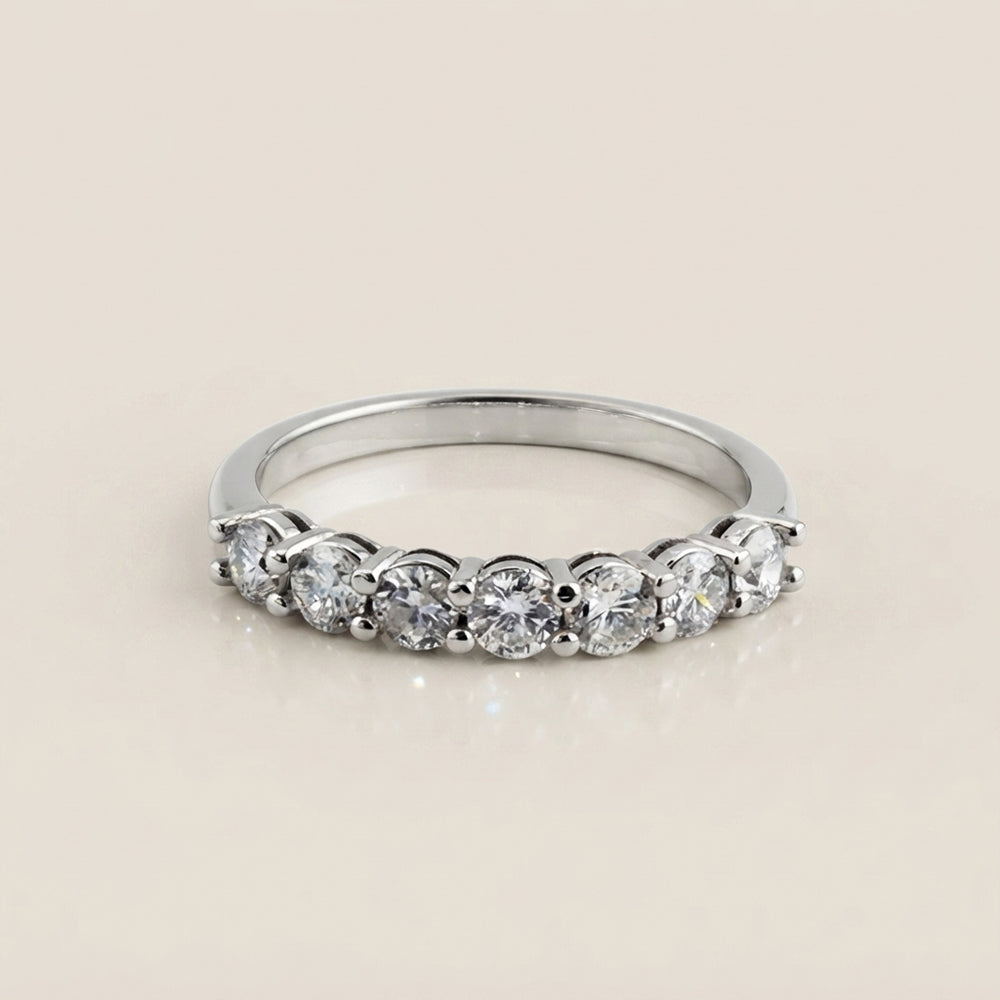 Churumbela Andrea con Diamantes en Oro Blanco de 14K