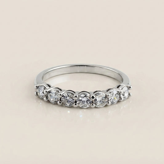 Churumbela Andrea con Diamantes en Oro Blanco de 14K