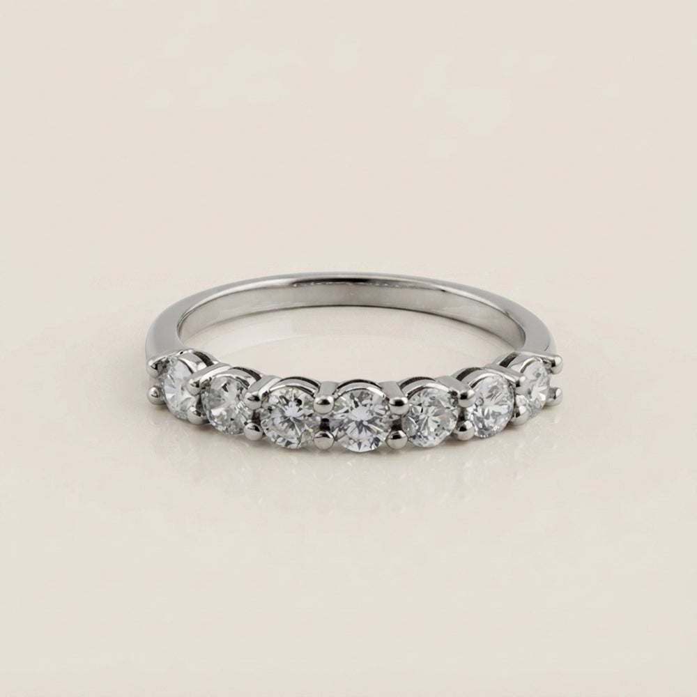 Churumbela Andrea con Diamantes en Oro Blanco de 14K