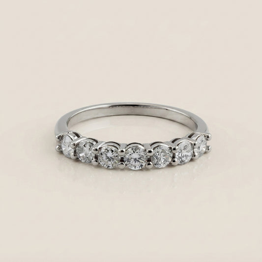Churumbela Andrea con Diamantes en Oro Blanco de 14K