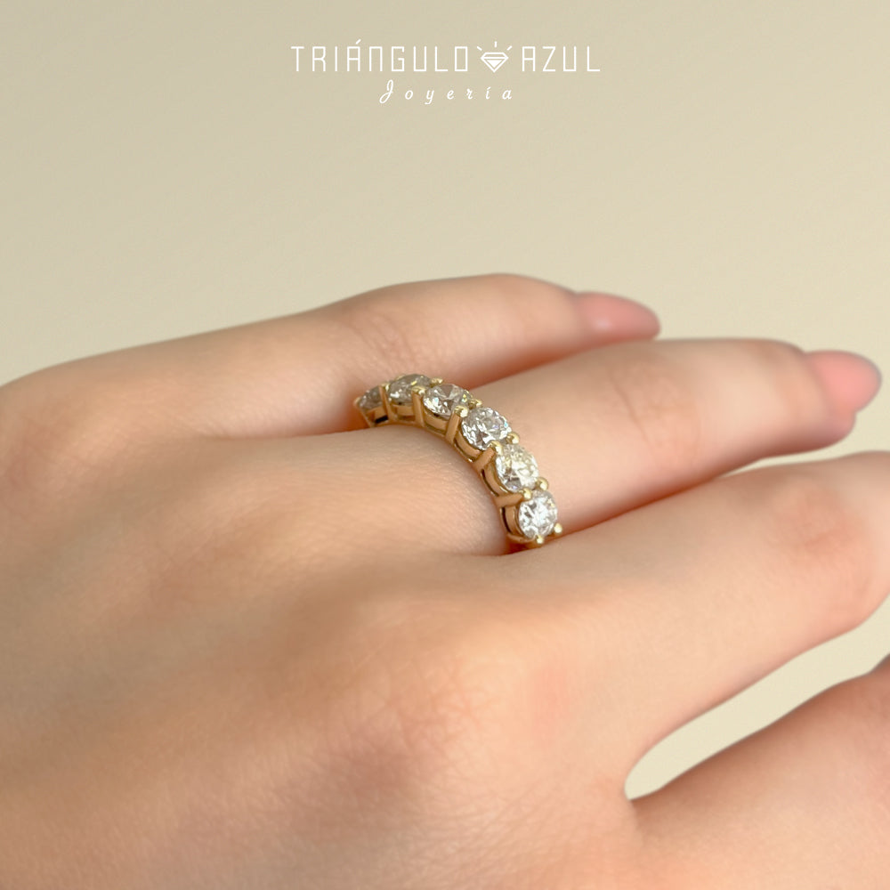 Churumbela Andrea de Diamantes con 1.80 CTS Total en Oro Amarillo de 14K