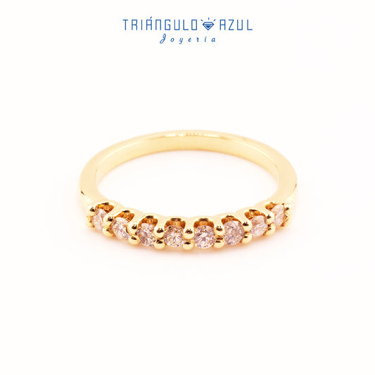 Churumbela U de Diamantes con 0.52 CTS Total en Oro Amarillo de 14K
