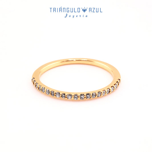 Churumbela Indu de Diamantes con 0.21 CTS Total en Oro Amarillo de 14K