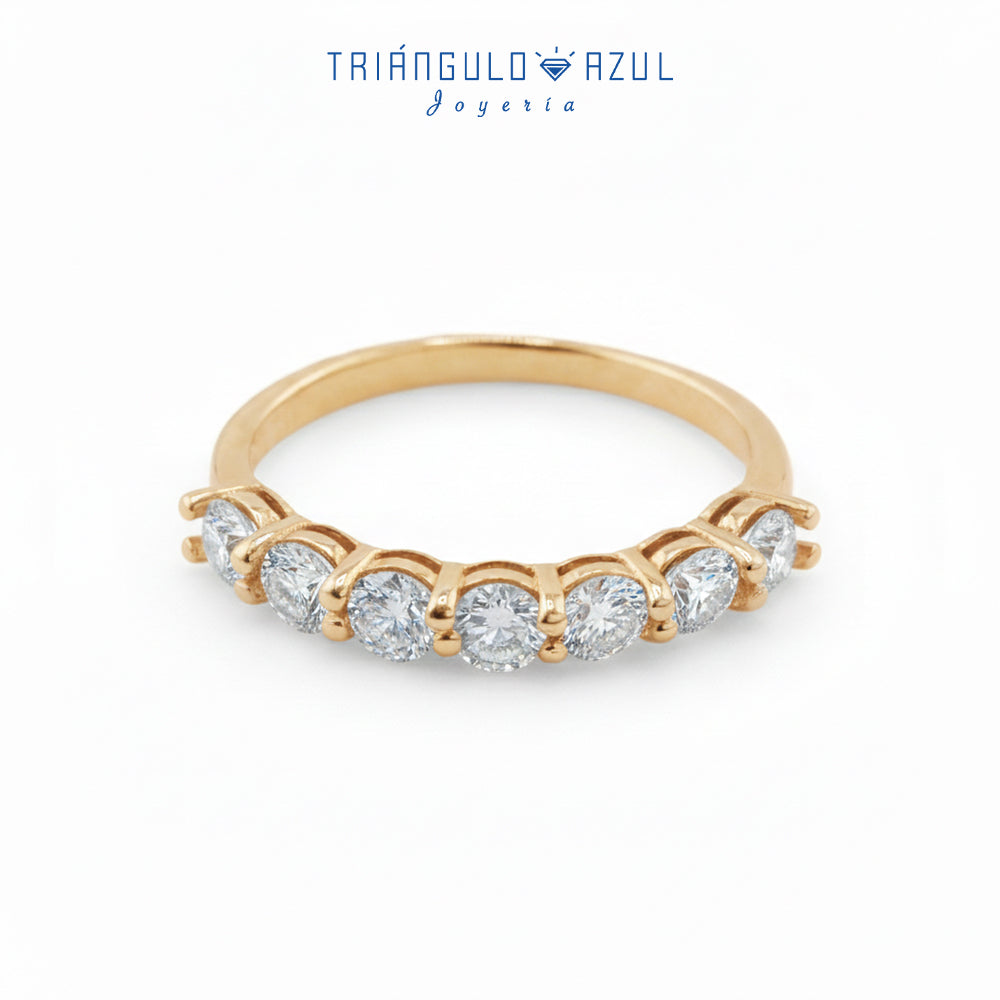 Churumbela Andrea con Diamantes con 0.90 CTS Total en Oro Amarillo de 14K