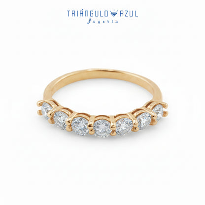 Churumbela Andrea con Diamantes con 0.90 CTS Total en Oro Amarillo de 14K