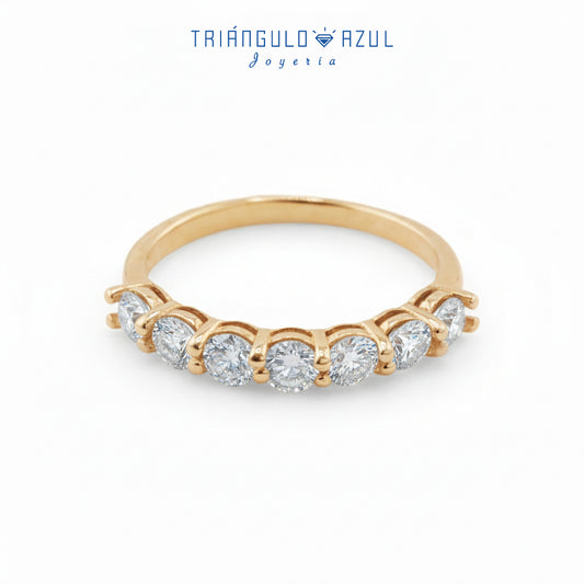 Churumbela Andrea con Diamantes con 0.90 CTS Total en Oro Amarillo de 14K