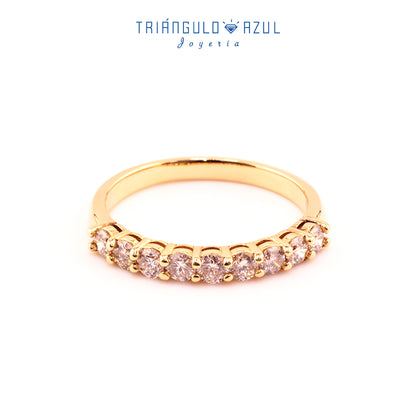 Churumbela Andrea de Diamantes con 0.60 CTS Total en Oro Amarillo de 14K