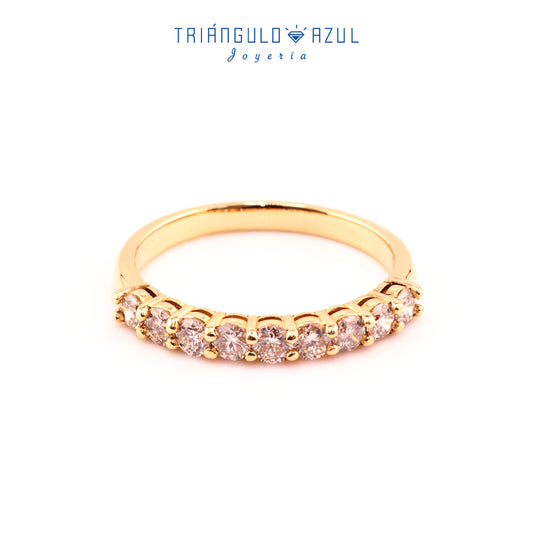 Churumbela Andrea de Diamantes con 0.60 CTS Total en Oro Amarillo de 14K