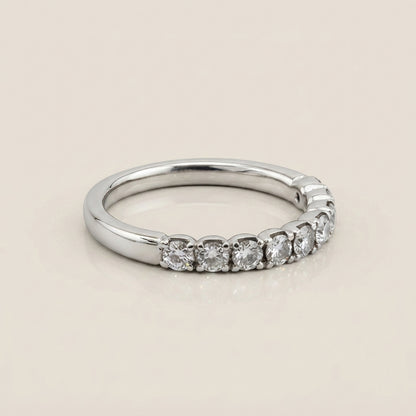 Churumbela con Diamantes en Oro Blanco de 14K
