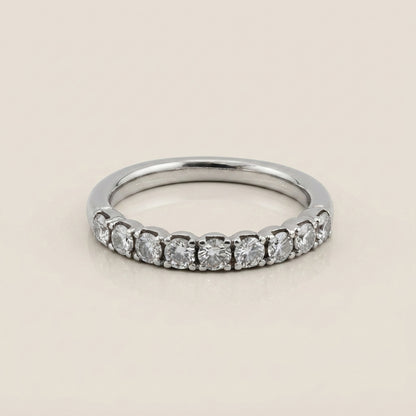 Churumbela con Diamantes en Oro Blanco de 14K